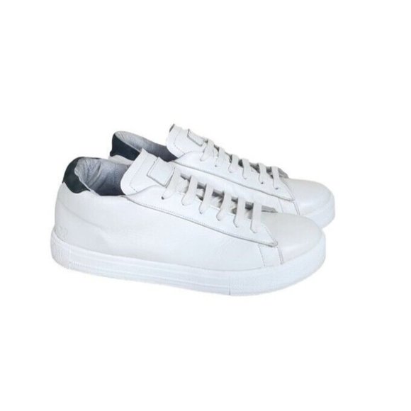 Tony Bianco Shoes - Tony Bianco sneakers white Sze 10 leather lace up volley LOGO good condition